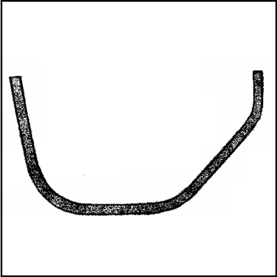 2pcs Fuel Gas Door Rubber Bumper For 64-88 GM Buick Chevrolet Cadallic