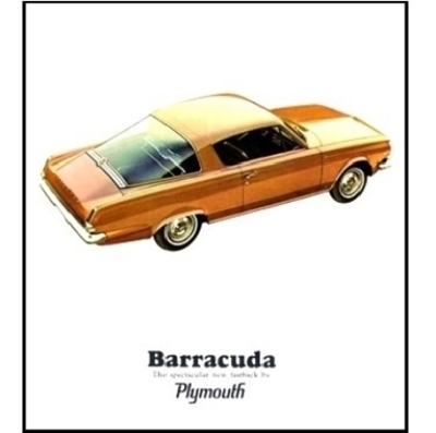 1965 Plymouth Barracuda NOS Sales Brochure 