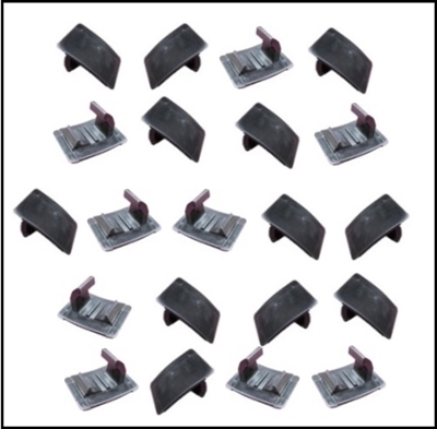 (21) PN 3415721 folding top boot well retaining clips for 1970-71 ...